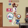 Fathead NBA  Julius Erving Philadelphia 76ers