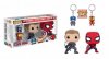 Pop! Marvel Captain America/Iron Man/Hawkeye/Spider-Man Funko