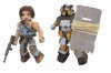 Tomb Raider Lara Croft & Armored Scavenger Minimates by Diamond Select