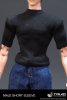  Male Black T-Shirt for 12 inch Figures by Triad Toys