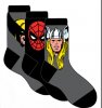 Marvel Superheroes 2 Mens 3 Pack Socks Wolverine Spider-Man Thor