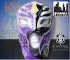 WWE Rey Mysterio Kid Size Replica Black and Purple Half Mask