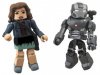 Marvel Minimates Series 49 Iron Man 3 War Machine and Maya Hansen