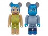 Disney Inside Out BearBrick Joy & Sadness 2 Pack by Medicom 