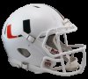 Miami Hurricanes Authentic Speed Football Helmet by Riddell