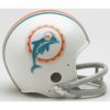 Miami Dolphins 1972 Riddell Mini Replica Throwback Helmet 2 Bar