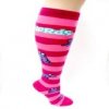 Nestle Nerd Juniors Pink Stripe Knee High Socks