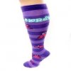 Nestle Nerds Purple Stripe Knee High Socks