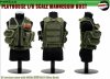 1/6 Scale Mannequin Bust Series 001 Omega EOD Vest Set Olive Drab 