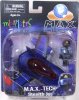 Minimates Vehicle Series 2 M.A.X.-TECH Blue Stealth Jet by Diamond