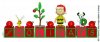 Peanuts 2011 Christmas 9-Piece Decor Block Set