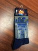 Star Wars Mens Crew 2 Pack Darth Vader R2D2 Socks SWX0457MC2 Navy