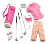 The Barbie Look Pink On The Green Barbie Fasion Accessory by Mattel 