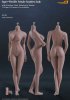 Flexible Female Seamless Large Breast Suntan PL-LB2015S12D