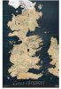 Game of Thrones Westeros Map Poster "A Song of Ice and Fire"