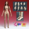 1/6 Scale Asian Female Body with Character Head PT-HB001 Play Toy