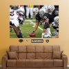 Raiders-Broncos Line of Scrimmage Mural Oakland Raiders NFL