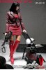 1/6 Scale Figure Accessories “BAD GIRL” Leather Suit Set Red