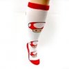 Nintendo Red Mushroom Juniors White Knee High Socks