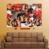 Fathead Redskins Helmets In Your Face Mural Washington Redskins  NFL