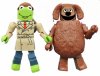 Muppets Minimates Series 2 Reporter Kermit & Rowlf Diamond Select