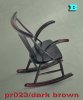 Wooden Face 1/6 Nice Design Rocking Chair (Dark Brown)