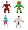 Savage World Street Fighter Set of 4 Action Figures Funko