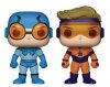 Pop! Heroes Booster Gold & Blue Beetle Set of 2 PX Figures Funko