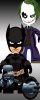 Batman Mez Itz Bat-Pod and The Joker The Dark Knight  by Mezco