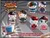 Street Fighter x Sanrio Hello Kitty Pvc Box Set of 3