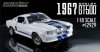 1:18 1967 Shelby GT-500 White with Blue Stripes Greenlight Used JC