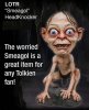 Lord of The Rings Head Knocker Extreme Smeagol by Neca