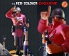 Team Fortress The Soldier Statue Exclusive Version (Red) 