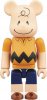 Peanuts 100% Bearbrick Charlie Brown Figure by Medicom