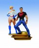 Superman Family Multi Statue Part 1 Superboy & Power Girl by DC Direct