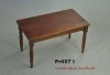 Wooden Face 1/6 African Hardwood Table ( Brown)