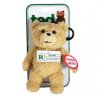Ted Talking Backpack Clip Plush Teddy Bear by Commonwealth