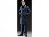 Male Figure Set with Long Coat - Dark Gray