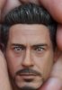 1/6 Scale Tony Stark Custom Head for 12 inch Figures