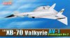 1/200 XB-70 Valkyrie AV-1 Prototype No. 2 NASA 20001 by Dragon