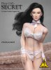 1/6 Female Lingerie Set Secret White A for 12" Figures Flirty Girl 