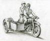 1/35 WWII M-72 Soviet Motorcycle with Mortar 