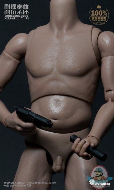 WORLD BOX 1:6 Scale Durable "Dad Bod" Body WB-AT013