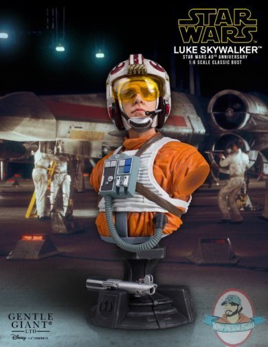 SDCC 1:6 Luke Skywalker X-Wing Pilot 40th Anniversary Classic Bust 