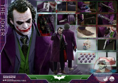 1/4 The Dark Knight Joker Quarter Scale Series Figure Hot Toys 903126