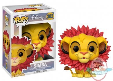 Pop! Disney: The Lion King Leaf Mane Simba Vinyl Figure #302 Funko