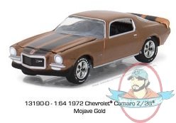 1:64 GL Muscle Series 19 1972 Chevrolet Camaro Z/28 Mojave Gold