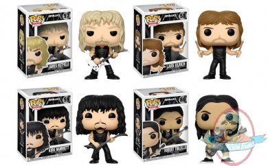 Pop! Music: Metallica Set of 4 Figures Funko