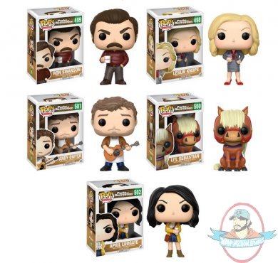 POP! TV Parks & Recreation Set of 5 Figures Funko