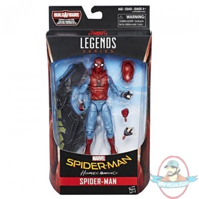 Marvel Legends Spider-Man Homemade Suit Flight Gear BAF Hasbro